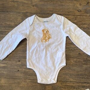 Mud Pie Yellow Labrador Onsie